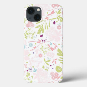 pattern displaying floral iPhone 13 case