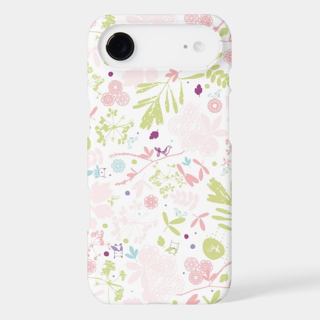 pattern displaying floral Case-Mate iPhone case (Back)