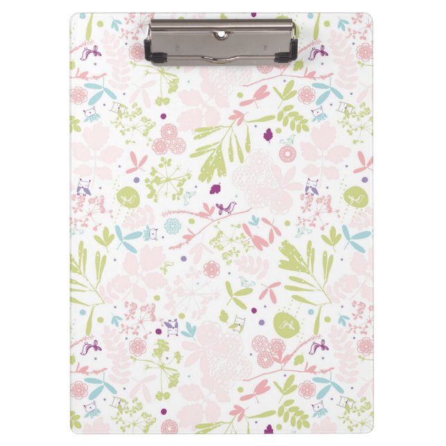pattern displaying floral clipboard (Front)
