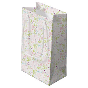 pattern displaying floral small gift bag