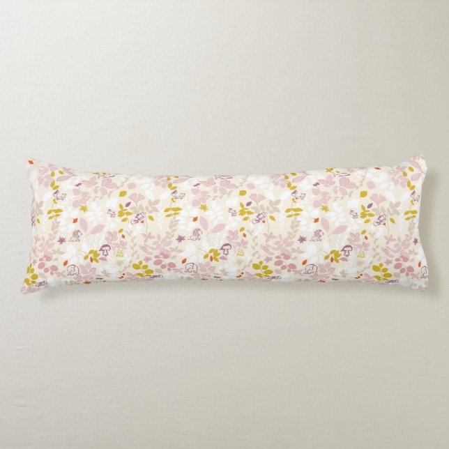 pattern displaying whimsical animals body cushion (Front)