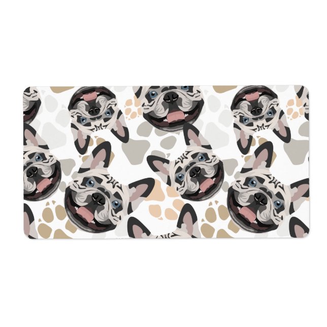 Pattern Dog Paws French Bulldog (Front)