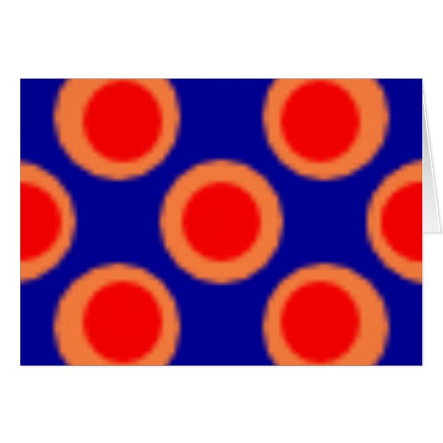 Pattern Dot  Red, Blue, Orange (Front Horizontal)