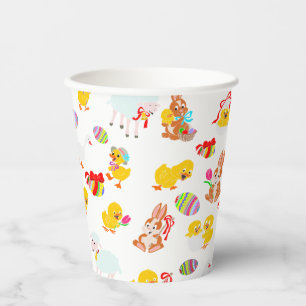 Pattern Easter Party Children Birthday Celebration Paper Cups