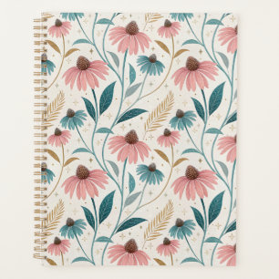 Pattern Echineceas Glitter Planner
