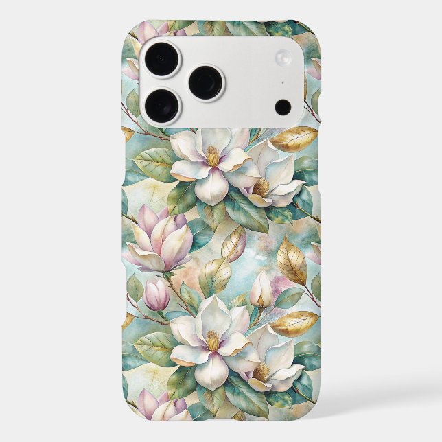 Pattern Elegant Magnolia Flowers (Back)