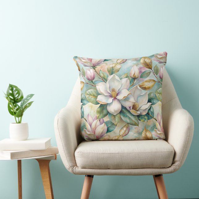 Pattern Elegant Magnolias Cushion (Chair)