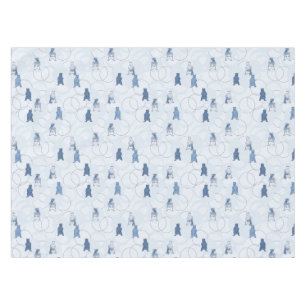 pattern featuring a grizzly bear tablecloth