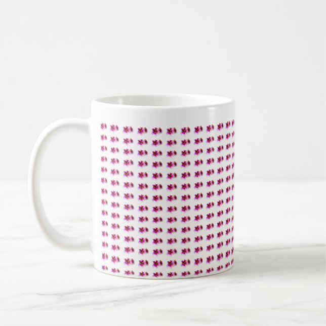 Pattern Flower jGibney The MUSEUM Zazzle Coffee Mug (Left)