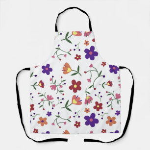 pattern flowers- apron