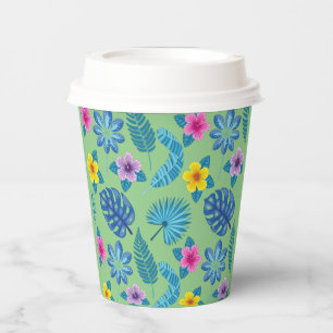Pattern Flowers Colorful Cute Shining   Paper Cups