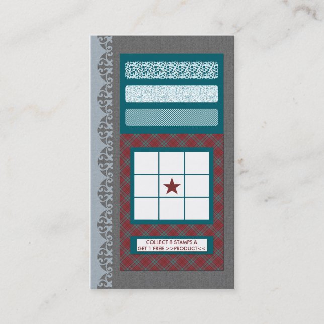 pattern frequent buyer card (Front)