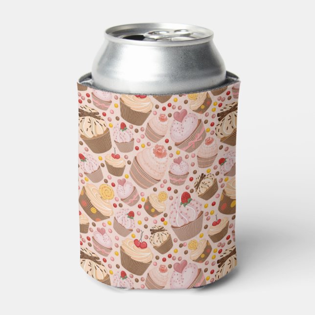 Pattern from celebratory cupcakes can cooler (Can Front)