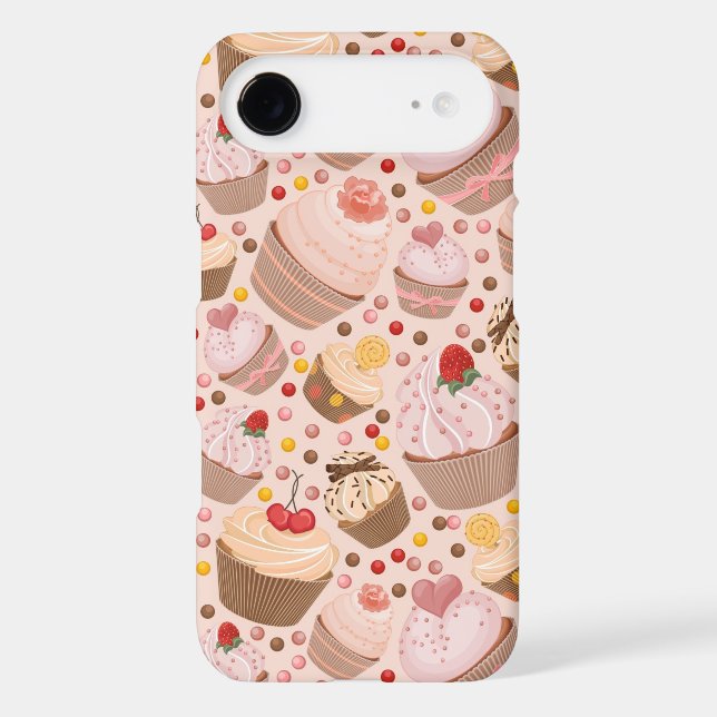 Pattern from celebratory cupcakes Case-Mate iPhone case (Back)