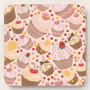 Pattern from celebratory cupcakes coaster