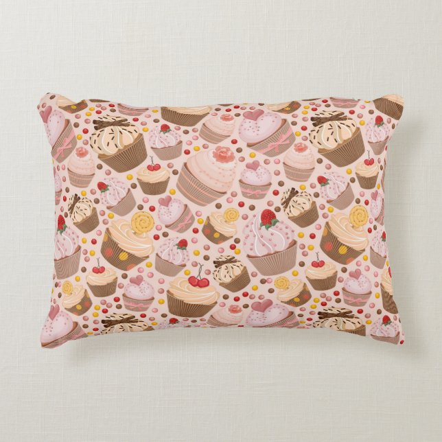 Pattern from celebratory cupcakes decorative cushion (Front)