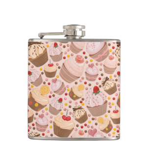 Pattern from celebratory cupcakes hip flask