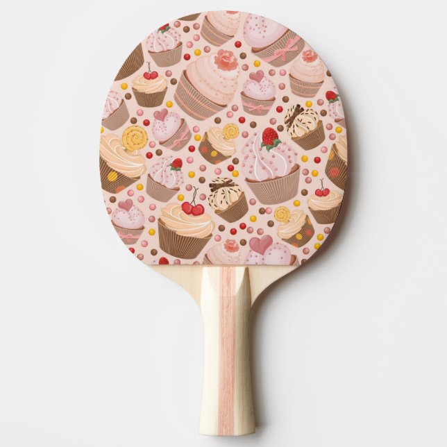 Pattern from celebratory cupcakes ping pong paddle (Front)