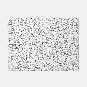 Pattern funny humor doormat