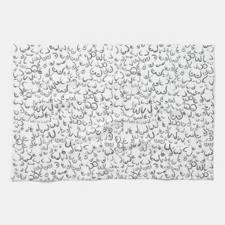 Pattern funny humour tea towel