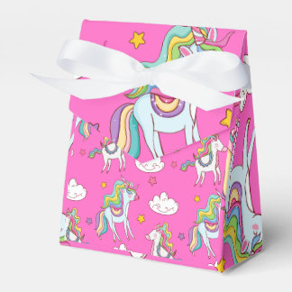 Pattern Funny Unicorn Cute Favour Box