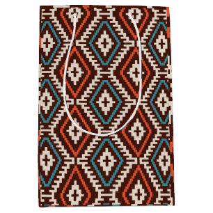 Pattern Geometric Fashion Stylish Cute Medium Gift Bag