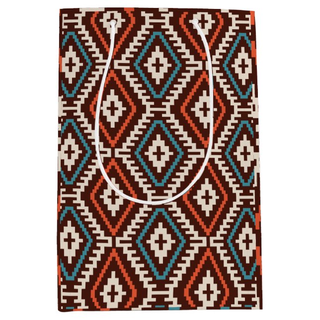 Pattern Geometric  Fashion Stylish Cute         Medium Gift Bag (Front)