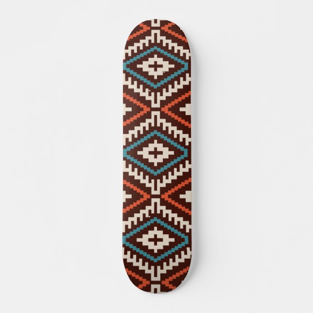 Pattern Geometric  Fashion Stylish Cute   Skateboard (Front)