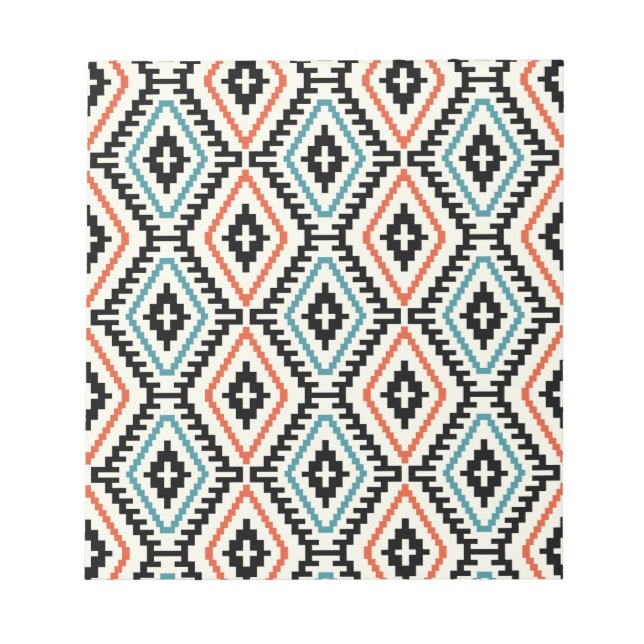 Pattern Geometric  Fashion Stylish Trendy        Notepad (Front)