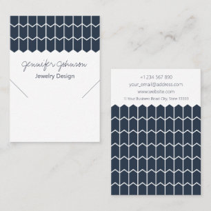 Pattern Geometric Necklace Display Card