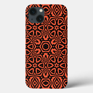 Pattern Geometric Vintage Fashion Cute iPhone 13 Case