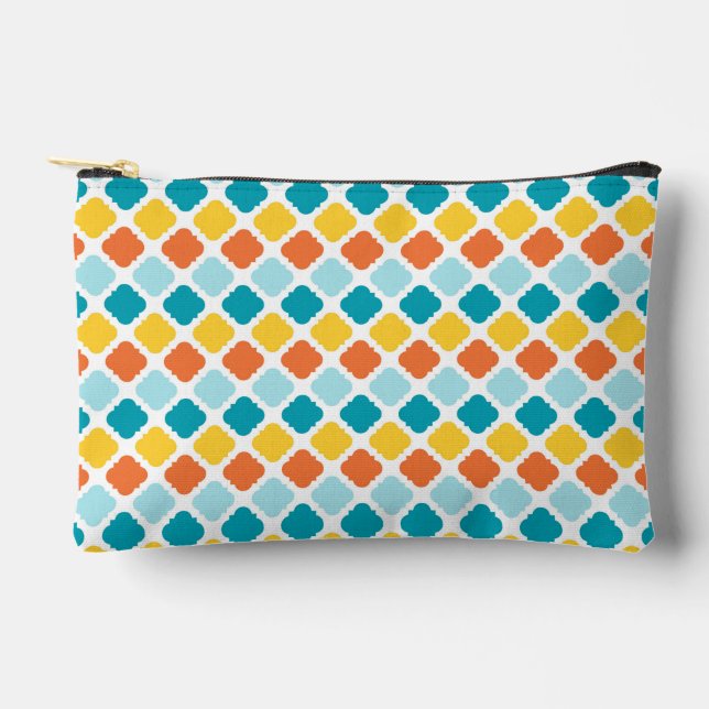  Pattern Geometric Vintage Stylish Modern         Accessory Pouch (Front)