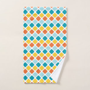 Pattern Geometric Vintage Stylish Modern Hand Towel
