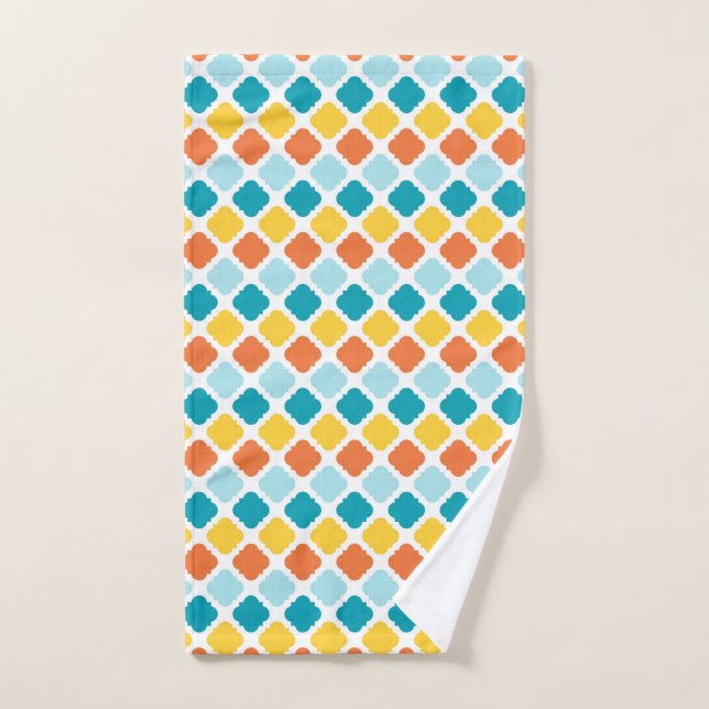  Pattern Geometric Vintage Stylish Modern      Hand Towel (Hand Towel)