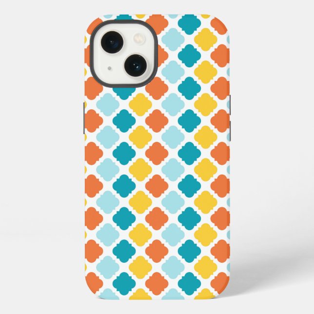  Pattern Geometric Vintage Stylish Modern        iPhone Case (Back)