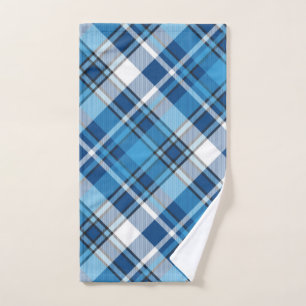 Pattern Geometric Vintage Trendy Blue        Hand Towel