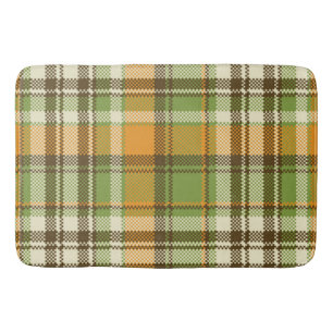 Pattern Geometric Vintage Trendy Fashion Bath Mat