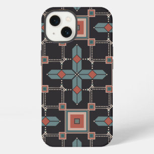Pattern Geometric Vintage Trendy iPhone 13 Case