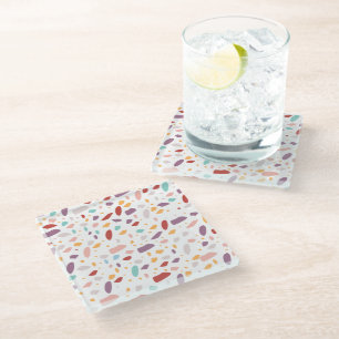 pattern glass coaster