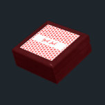 Pattern God Jul Merry Christmas Holiday Gift Gift Box<br><div class="desc">Introducing our "God Jul Pattern Merry Christmas" holiday gift box, specially designed for presenting jewellery with an extra touch of festive elegance. This exquisite gift box features a delightful Scandinavian-inspired pattern. Rendered in a classic holiday colour scheme of red and white, this box is the perfect backdrop for a precious...</div>