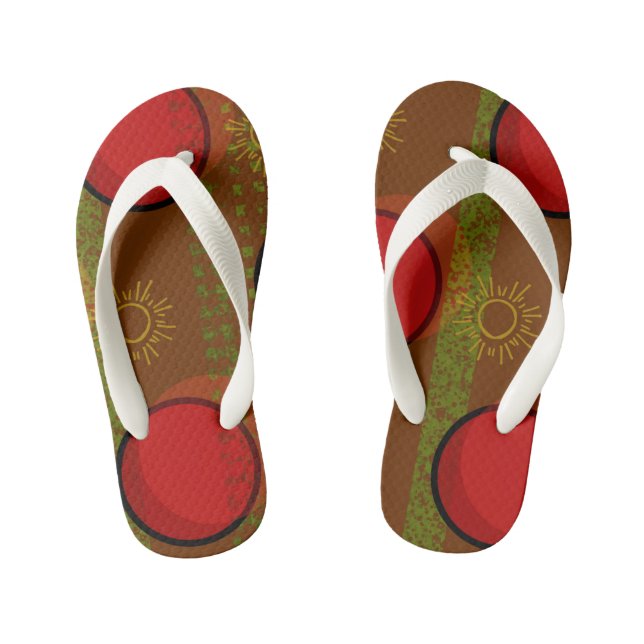 Pattern Graphic Kid's Jandals (Footbed)
