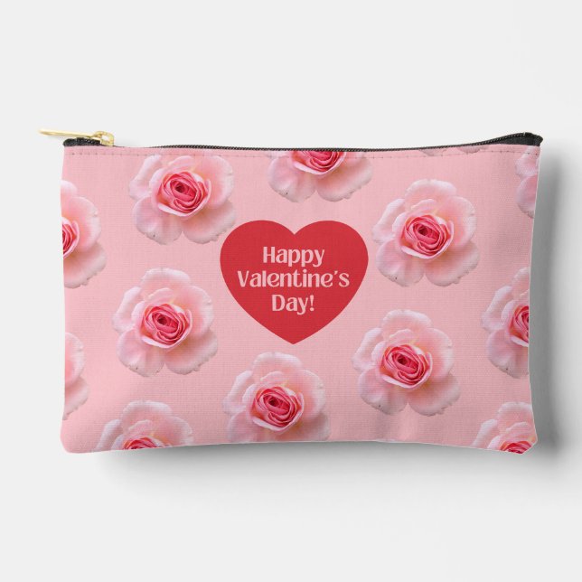 Pattern Happy Valentine`s Day 2023 Background      Accessory Pouch (Front)
