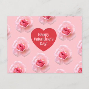 Pattern Happy Valentine`s Day 2023 Background      Holiday Postcard