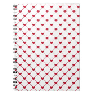 Pattern/Hearts Notebook
