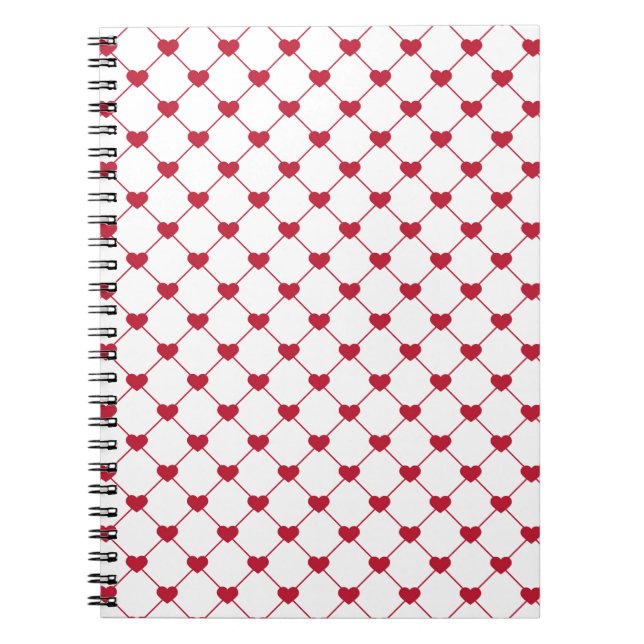 Pattern/Hearts Notebook (Front)