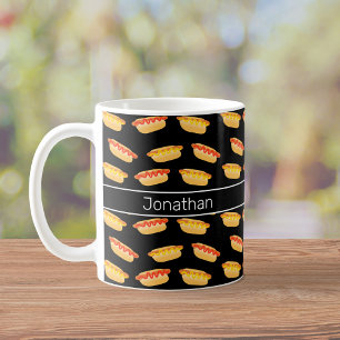 Pattern Hot Dogs Coffee Mug
