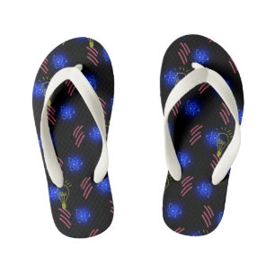 pattern kid's jandals