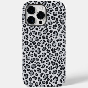 Pattern Leopard Print Gray Case-Mate iPhone 14 Pro Max Case