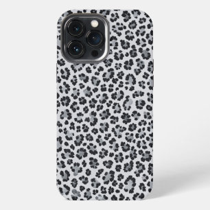 Pattern Leopard Print Gray iPhone 13 Pro Max Case