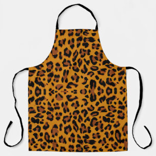 Pattern leopard skin background apron